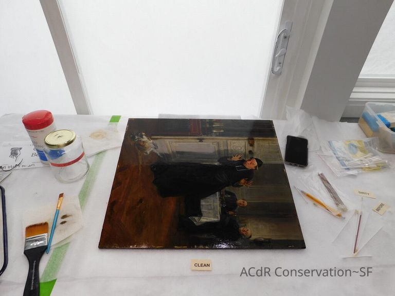 "The Friar's Supper" painting - Image 74