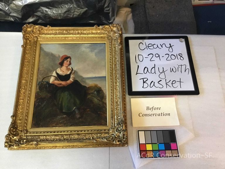          Lady with basket picture number 1
