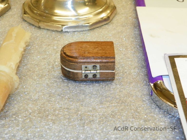 Candlestick Holders, Wooden Icon Diptych - Image 2