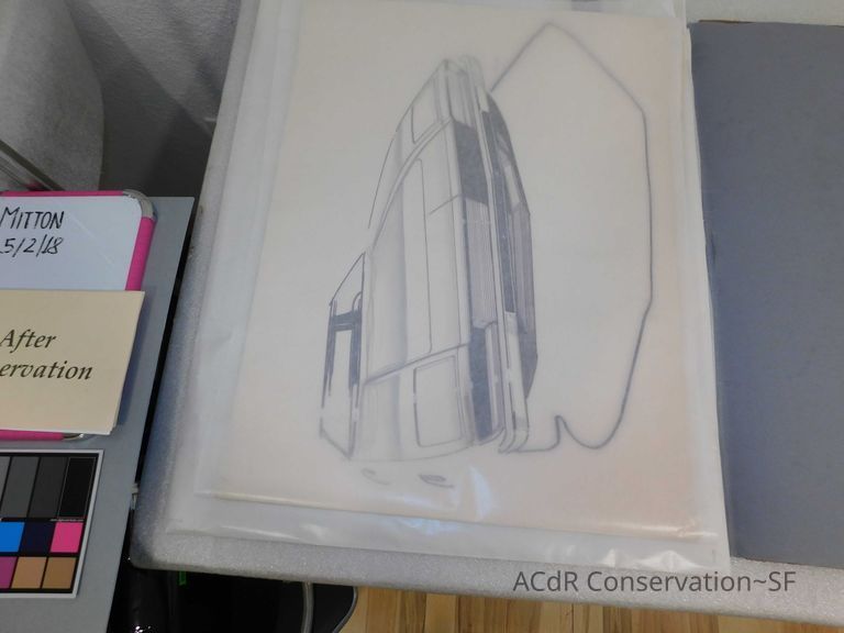 Folio of Car Drawings - Image 4