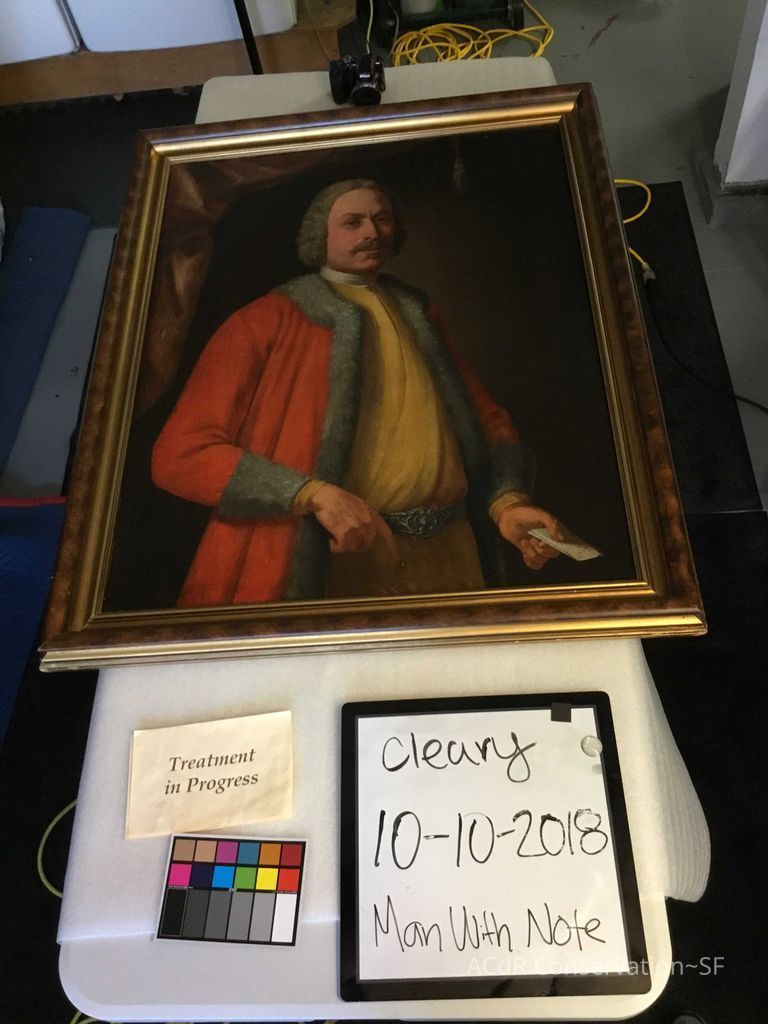          Man with note picture number 1
