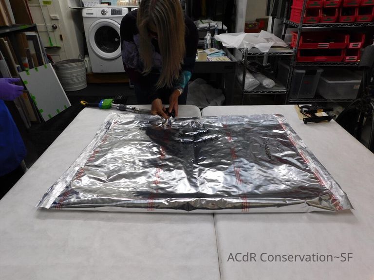 Gouache painting Jacob Lawrence 1943 - Image 44