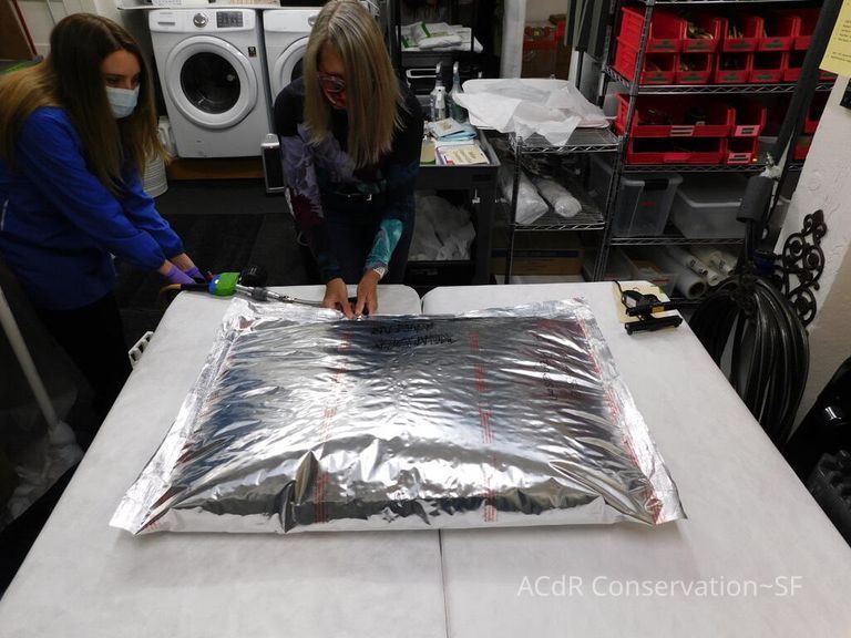 Gouache painting Jacob Lawrence 1943 - Image 47