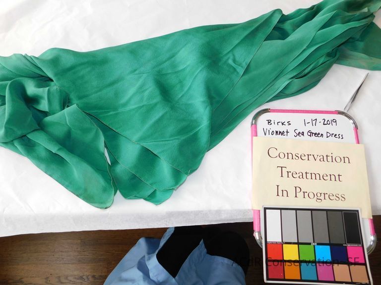 Vionnet Sea Green Dress - Image 9