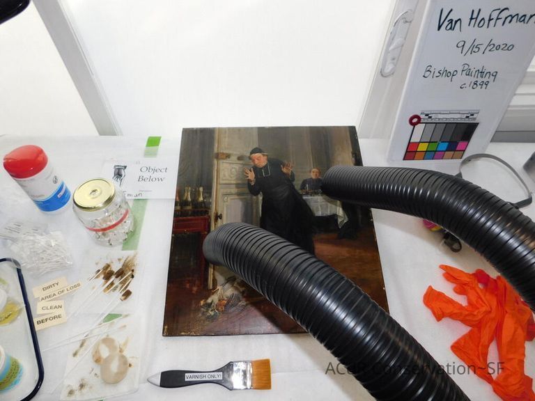 "The Friar's Supper" painting - Image 86