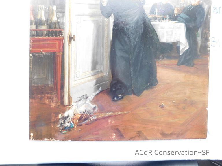 "The Friar's Supper" painting - Image 90