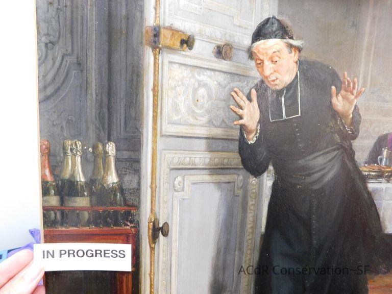 "The Friar's Supper" painting - Image 96