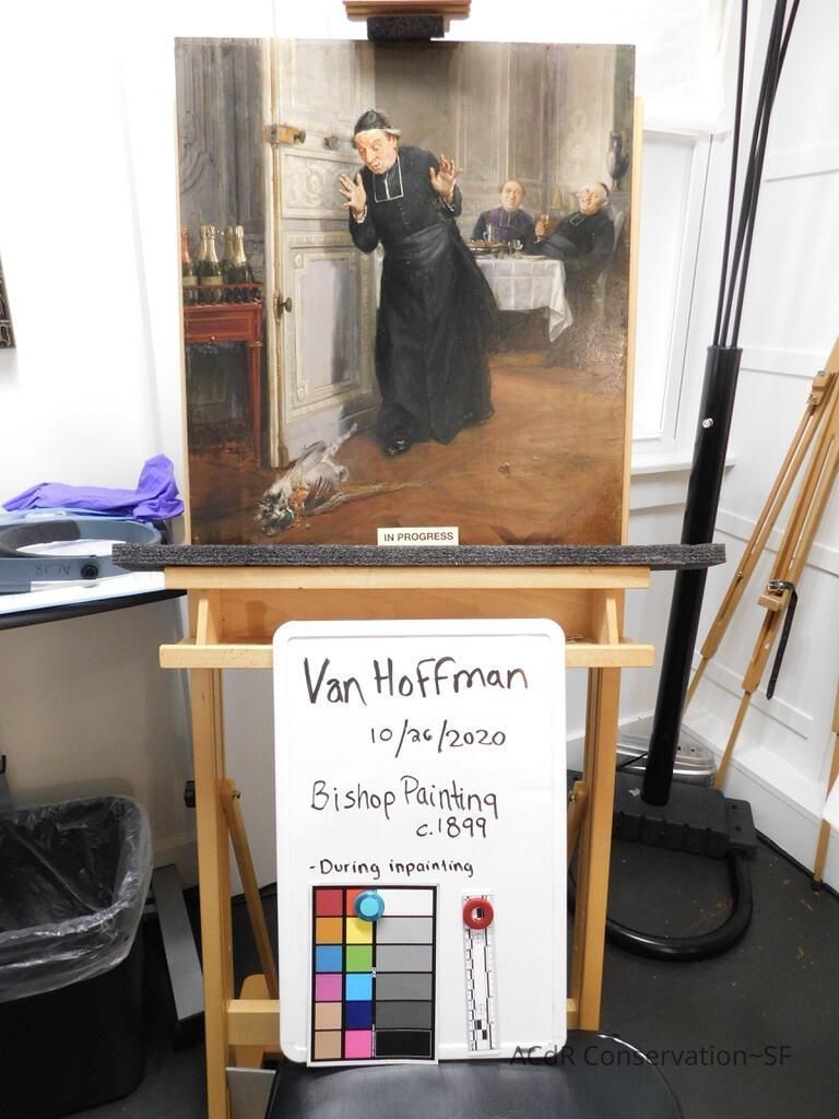 "The Friar's Supper" painting - Image 100