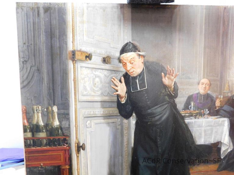 "The Friar's Supper" painting - Image 102