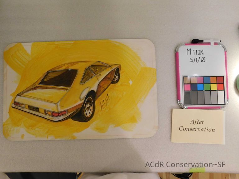 Yellow car - Image 2