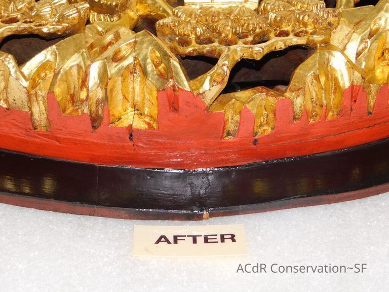 Large Round Chinese woodcarving - Image 38