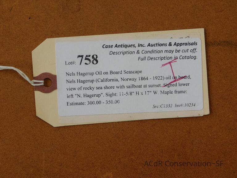 Seascape by Nels Hagerup painting - Image 28