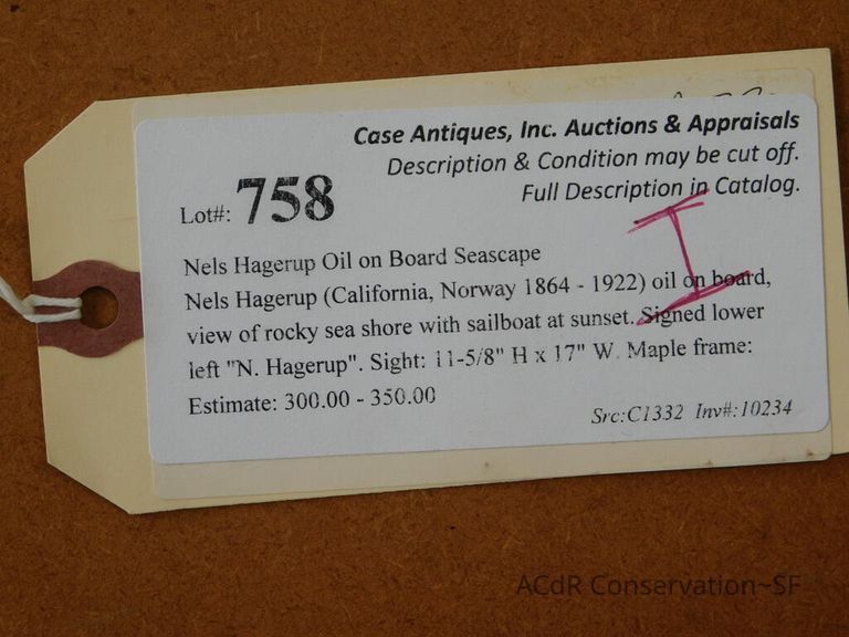 Seascape by Nels Hagerup painting - Image 29