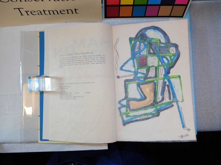Bukowski Book with Painted Leaflet - Image 24