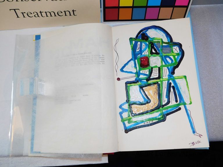 Bukowski Book with Painted Leaflet - Image 25