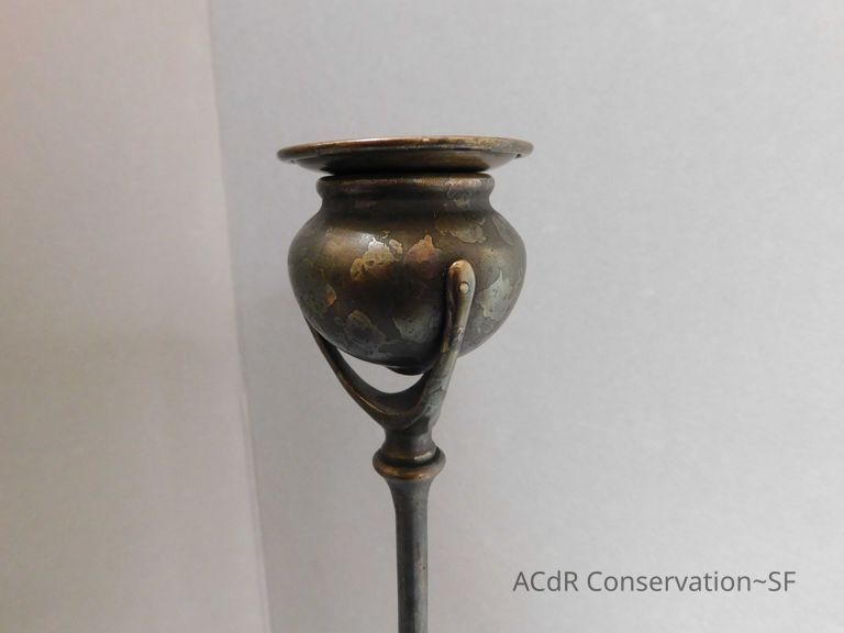 Bronze Tiffany Candlesticks - Image 12