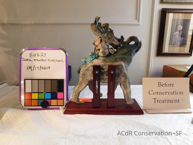 Raku Mounted Elephant - Image 2