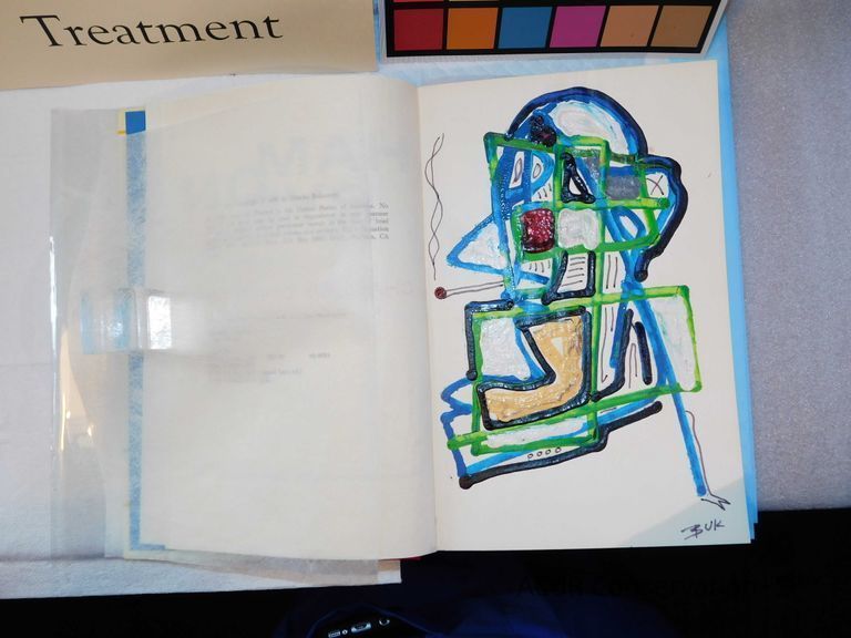 Bukowski Book with Painted Leaflet - Image 28