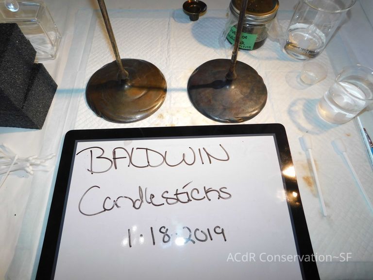 Bronze Tiffany Candlesticks - Image 6