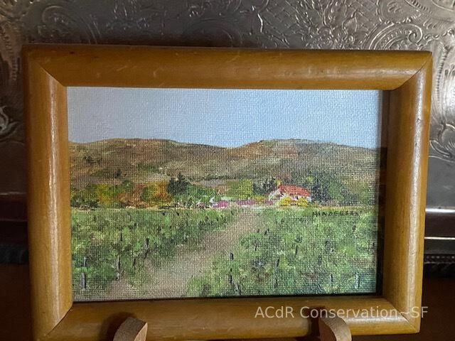          Vineyard and mountains landscape picture number 1

