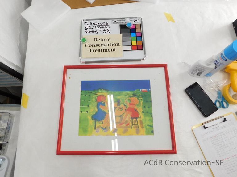          Abstract in pink frame picture number 1
