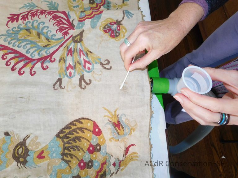 Skyros Hoopoe Birds Embroidered Panel - Image 10