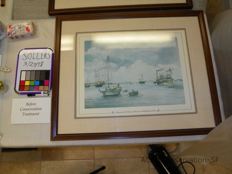          Shipping on the Delaware River near Philadelphia in 1840 picture number 1
