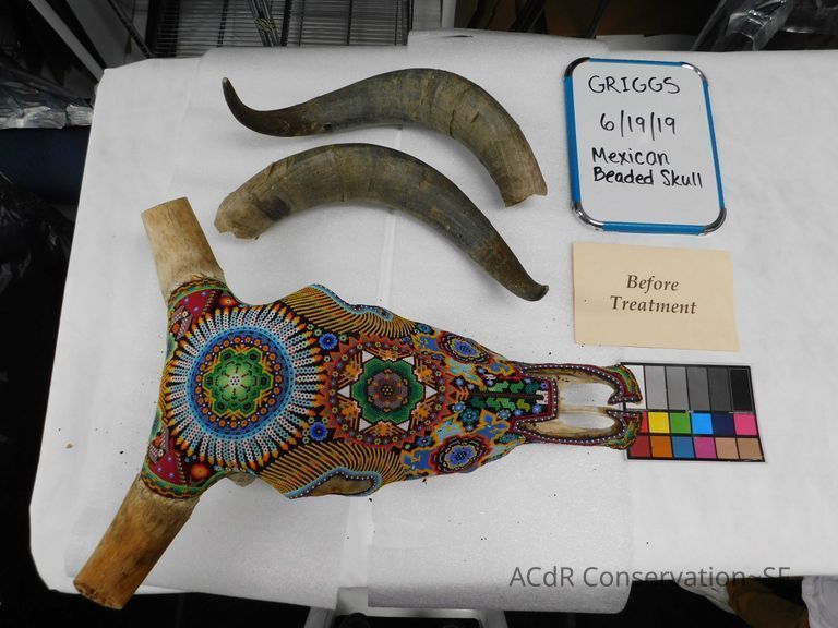 Mexican Beaded Skull picture number 1