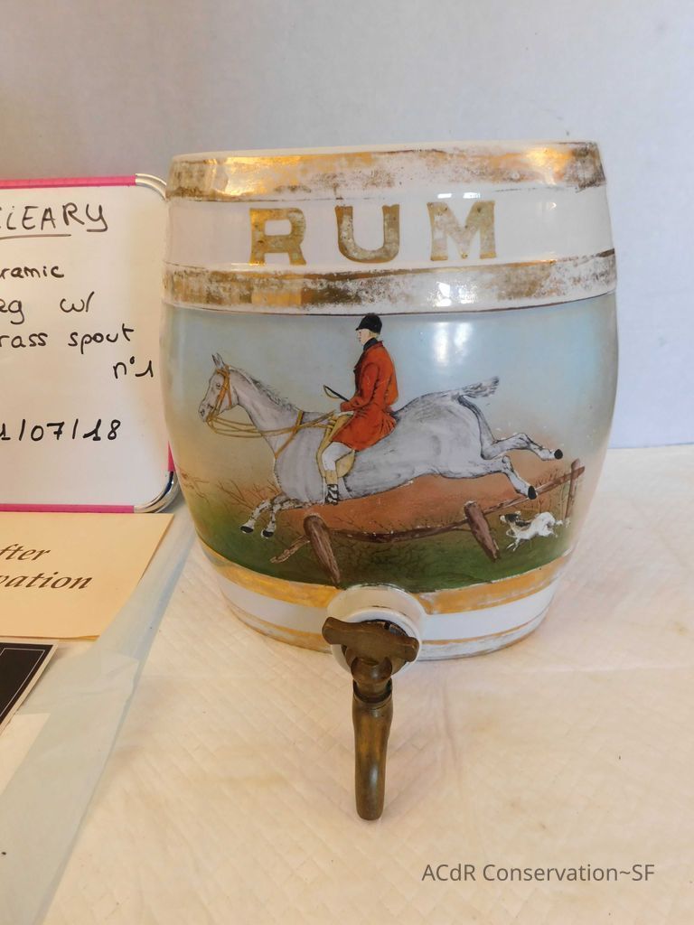          Ceramic Keg with Brass Spout #1 picture number 1
