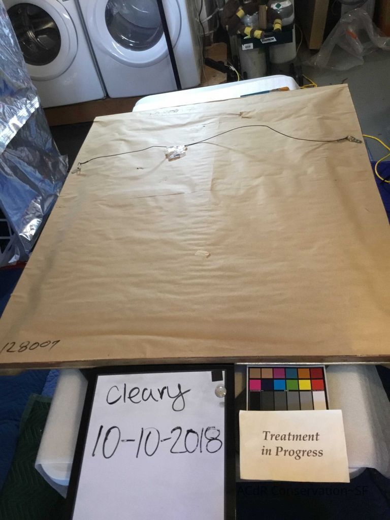 M.F. Jacomin tree painting  - Image 2