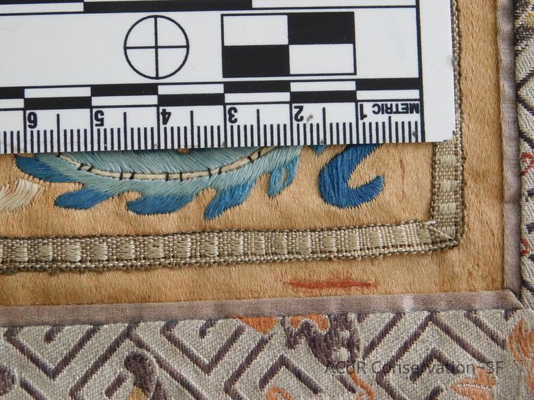 Chinese Imperial Court Badge - Silk Embroidery with Brocade - Image 67