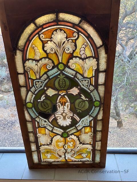          Stained glass lg German Panel A picture number 1
