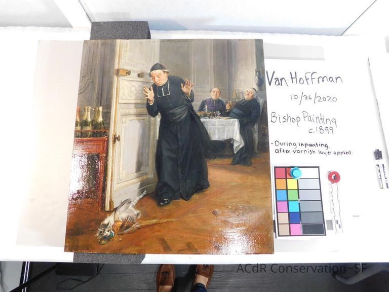 "The Friar's Supper" painting - Image 106