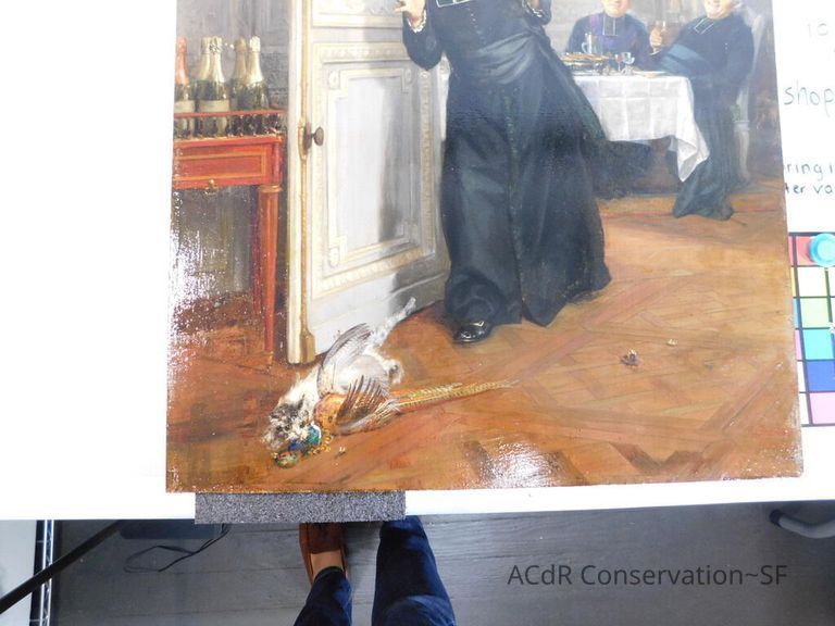 "The Friar's Supper" painting - Image 107