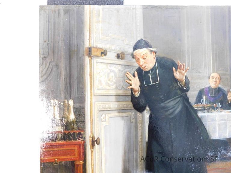 "The Friar's Supper" painting - Image 108