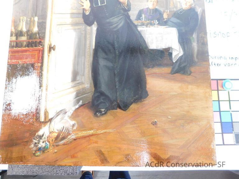 "The Friar's Supper" painting - Image 110