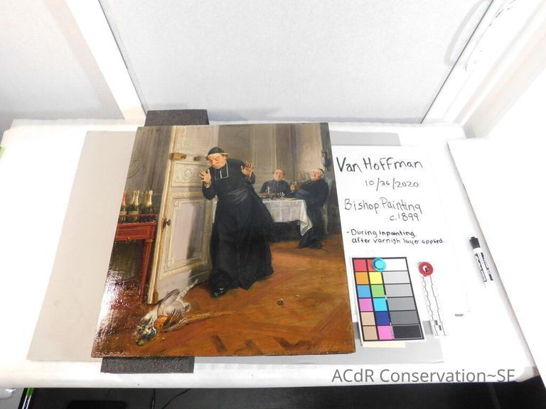 "The Friar's Supper" painting - Image 111