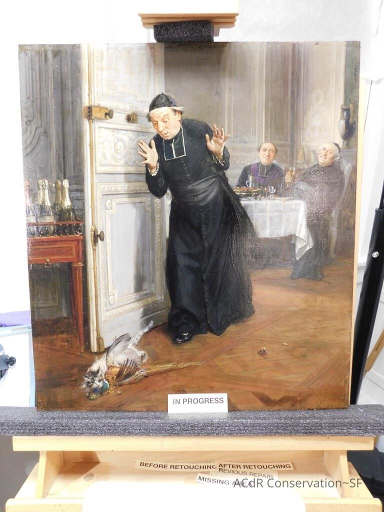 "The Friar's Supper" painting - Image 113