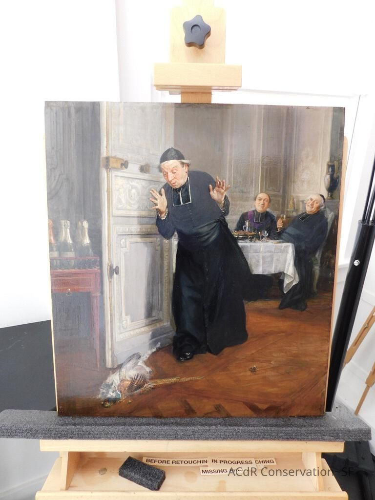 "The Friar's Supper" painting - Image 119