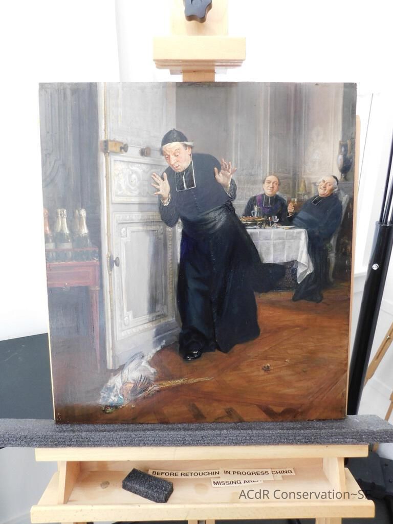 "The Friar's Supper" painting - Image 120