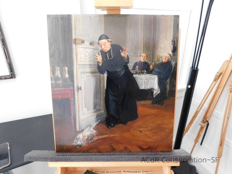 "The Friar's Supper" painting - Image 121