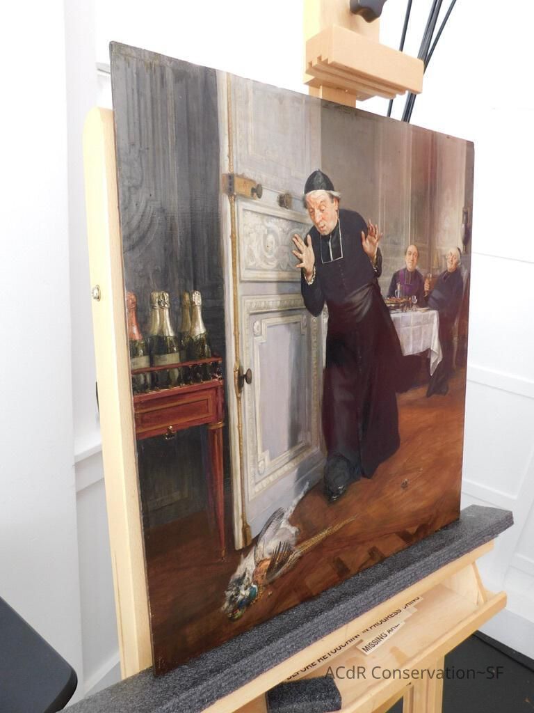 "The Friar's Supper" painting - Image 122