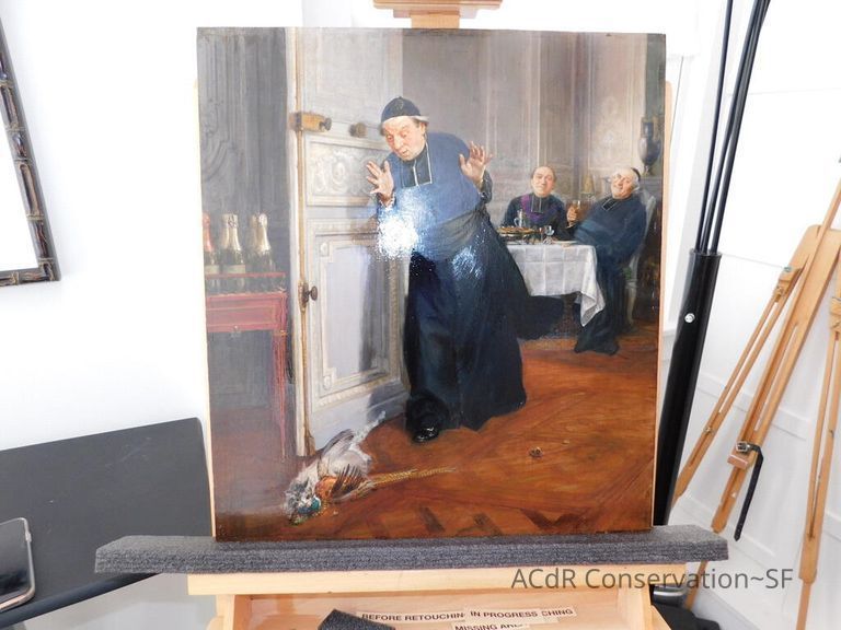 "The Friar's Supper" painting - Image 124