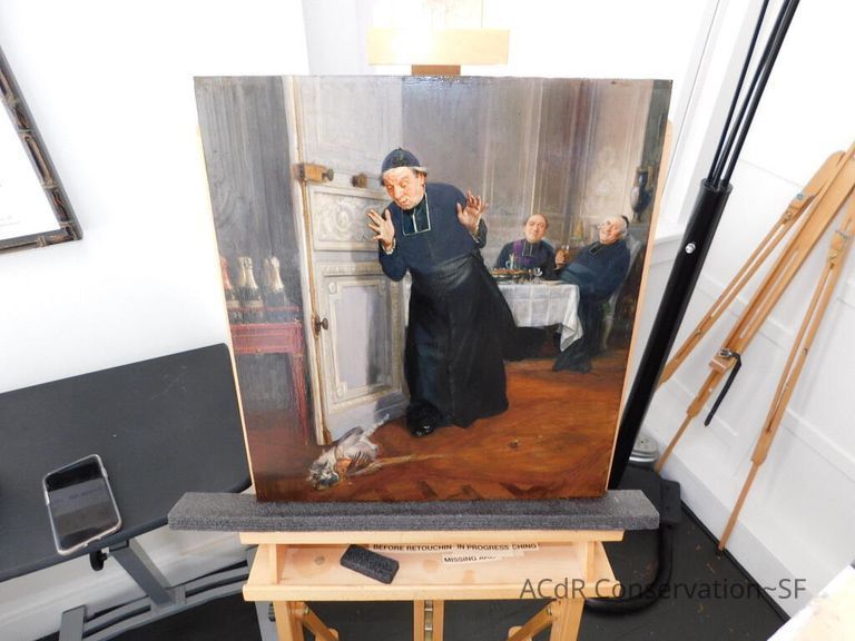 "The Friar's Supper" painting - Image 125