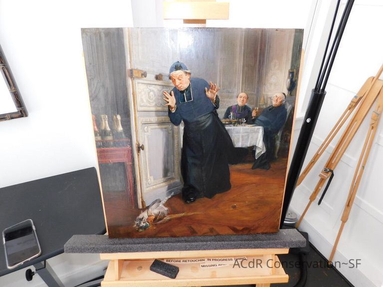 "The Friar's Supper" painting - Image 126