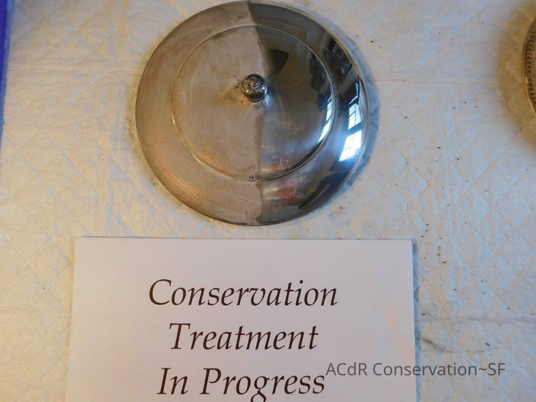 Silver Bowl with Lid - Image 4