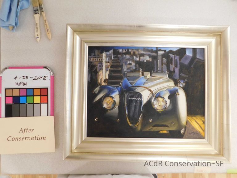 Silver vintage car - Image 3