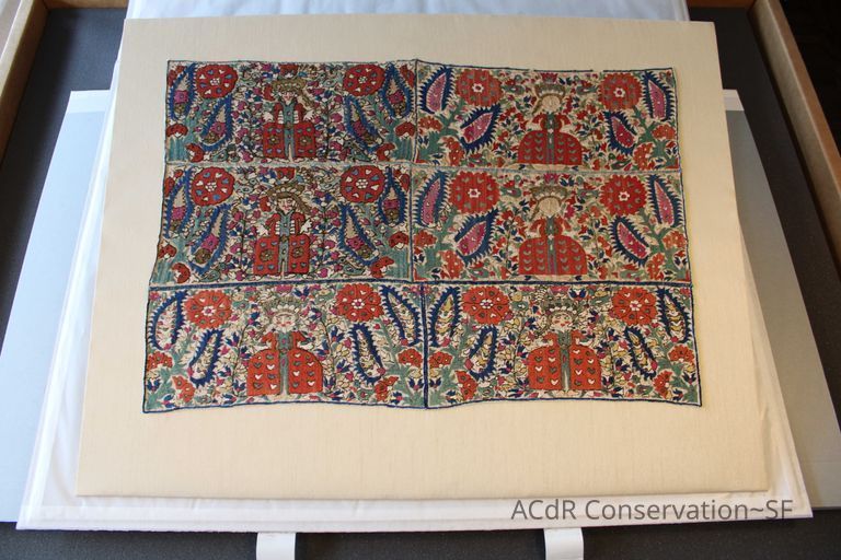 Epirus Bedskirt or Canopy Embroidery Panels picture number 1