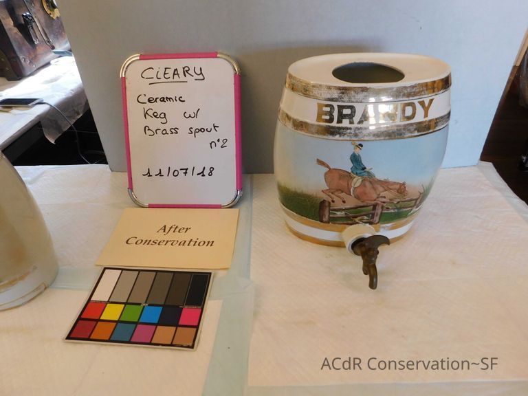 Ceramic Keg with Brass Spout #2 - Image 7