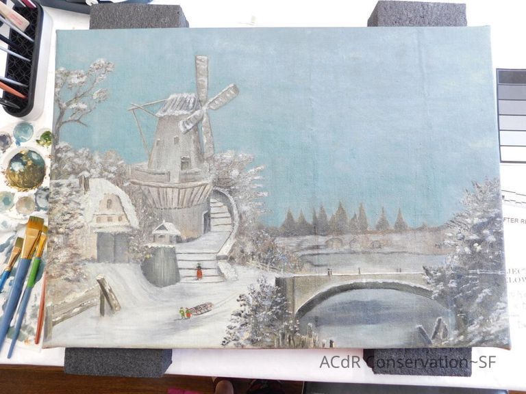 20th Century Landscape in Winter - Image 147